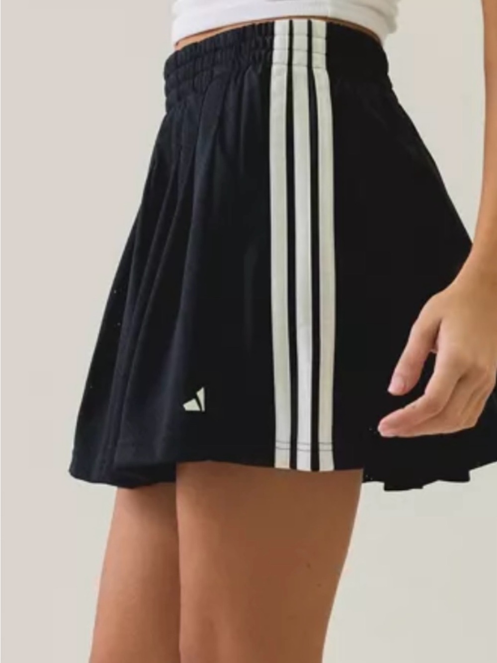 Adidas 2-1 Stadium Mini Skirt with Built-In Shorts